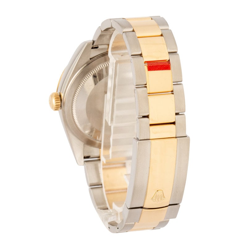 Super Clone Rolex Sky-Dweller 326933 Steel Gold Champagne Dial