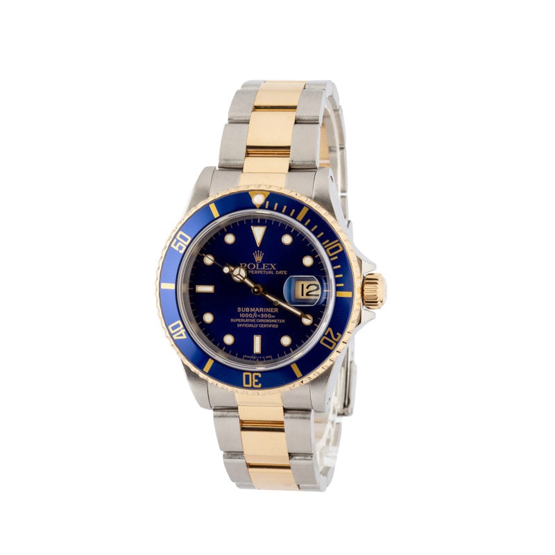 Super Clone Rolex Submariner 16613 Blue Dial AAA Quality