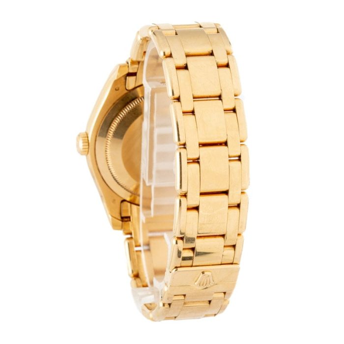 Clean Factory Super Clone Rolex Day-Date 18948 Gold AAA Rep - Image 4