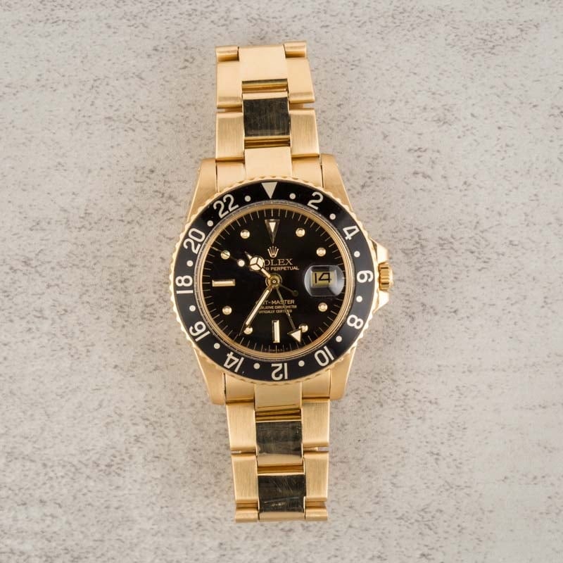 Clean Factory Super Clone Rolex GMT-Master 1675 Gold Rep