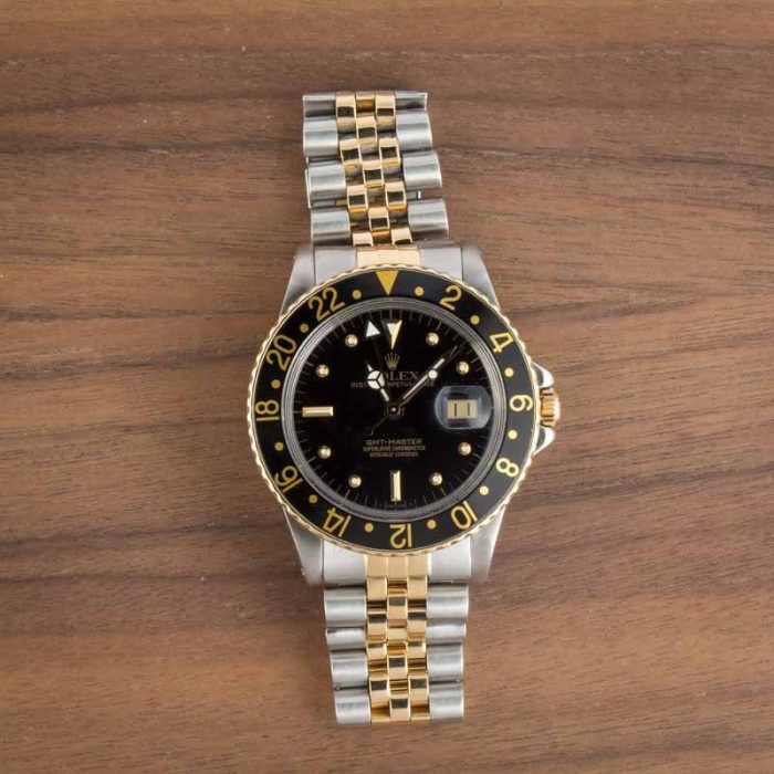 Clean Factory Super Clone Rolex GMT-Master 16753 Steel Gold - Image 10