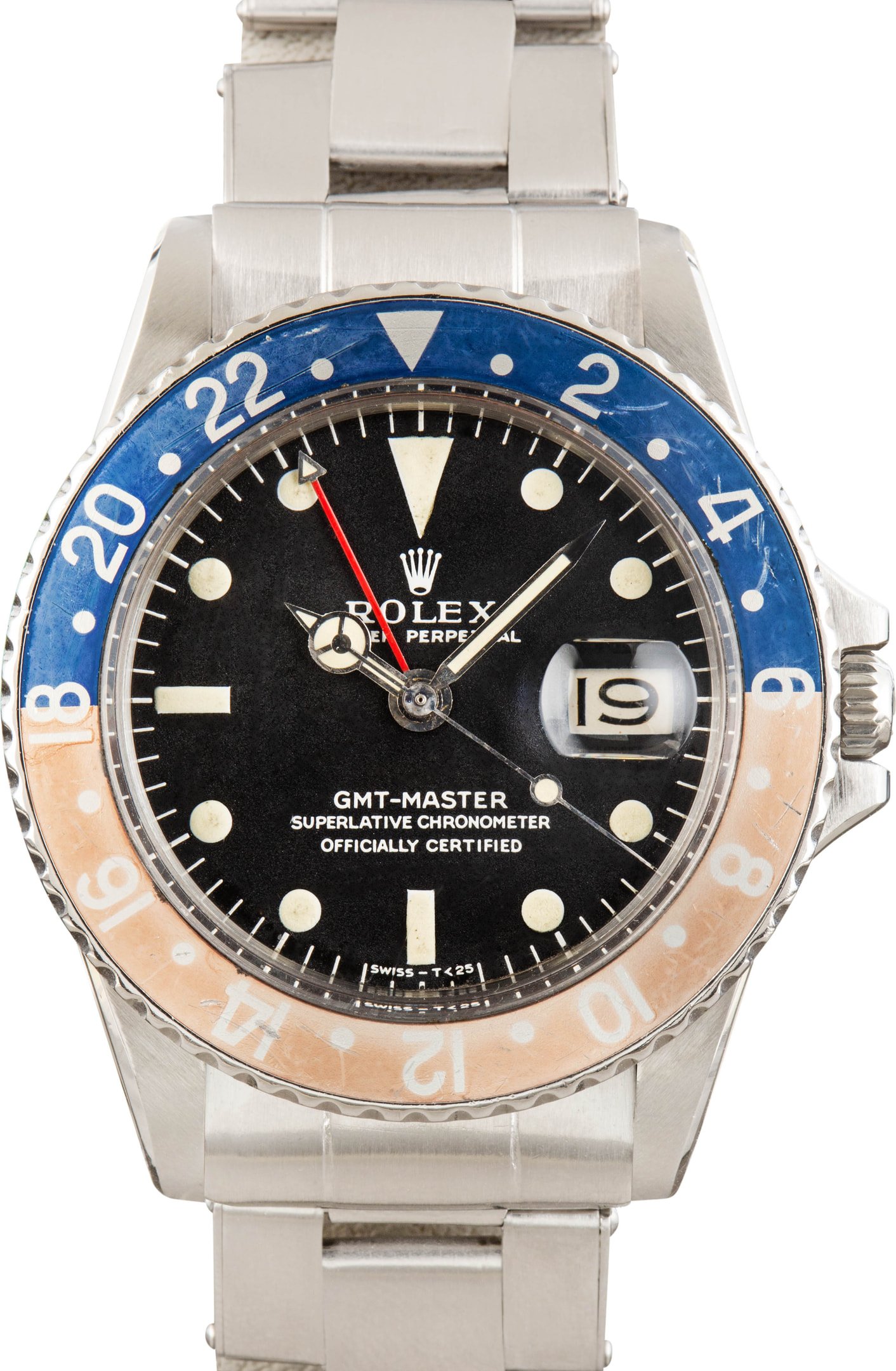 zVintage-Rolex-GMT-Master-ref-1675-SKU182004 Clean Factory Super Clone Rolex GMT-Master 1675 Pepsi 40mm - Image 1