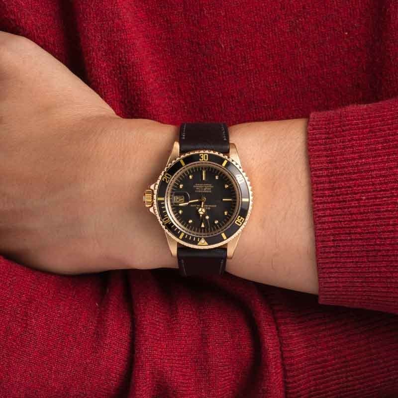 Super Clone Rolex Submariner 1680 Yellow Gold AAA Rep