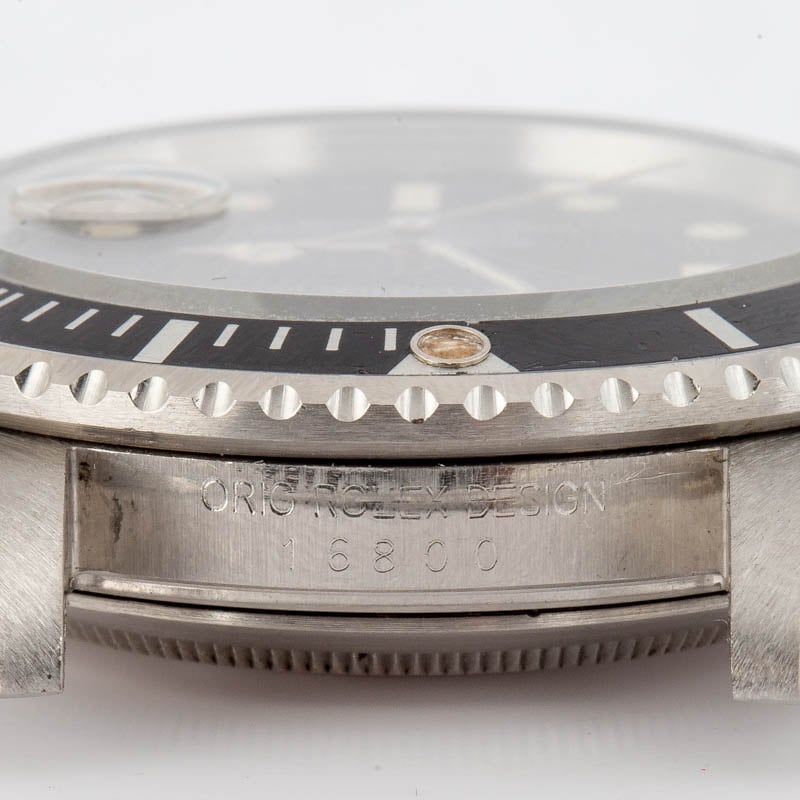 Clean Factory Super Clone Rolex Submariner 16800 Black Dial