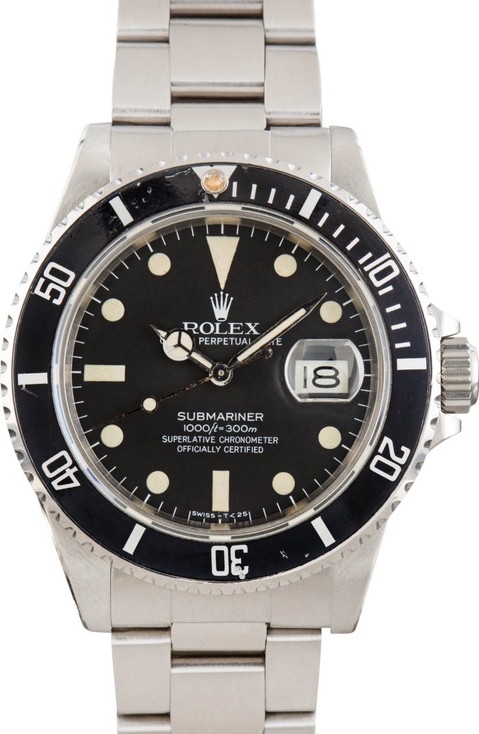 Clean Factory Super Clone Rolex Submariner 16800 Black Dial - Image 2