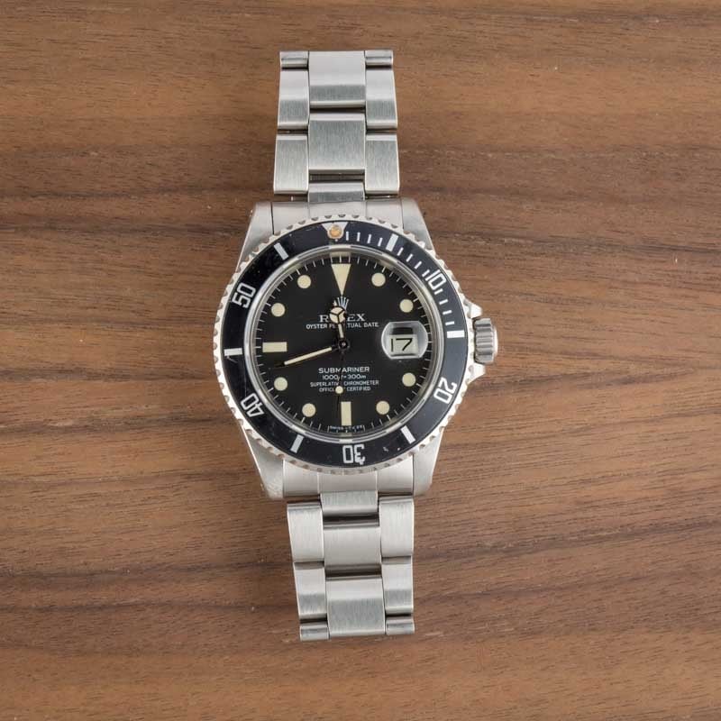 Clean Factory Super Clone Rolex Submariner 16800 Black Dial