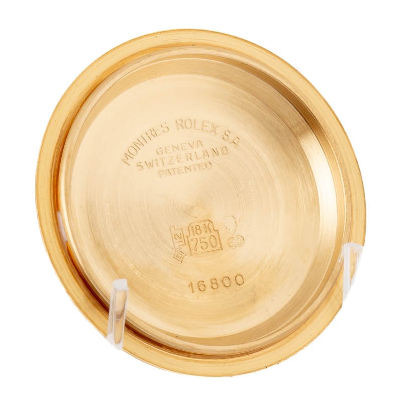 Clean Factory Super Clone Rolex Submariner 16808 Gold AAA Rep