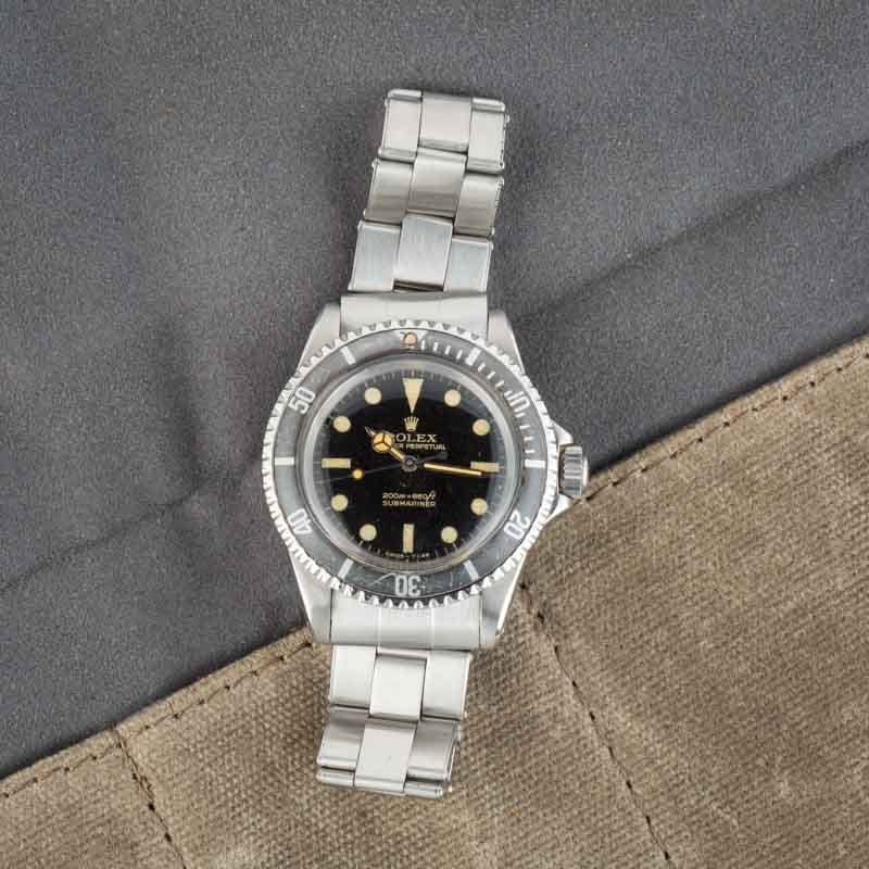 Clean Factory Super Clone Vintage Rolex Submariner 5513 AAA Rep
