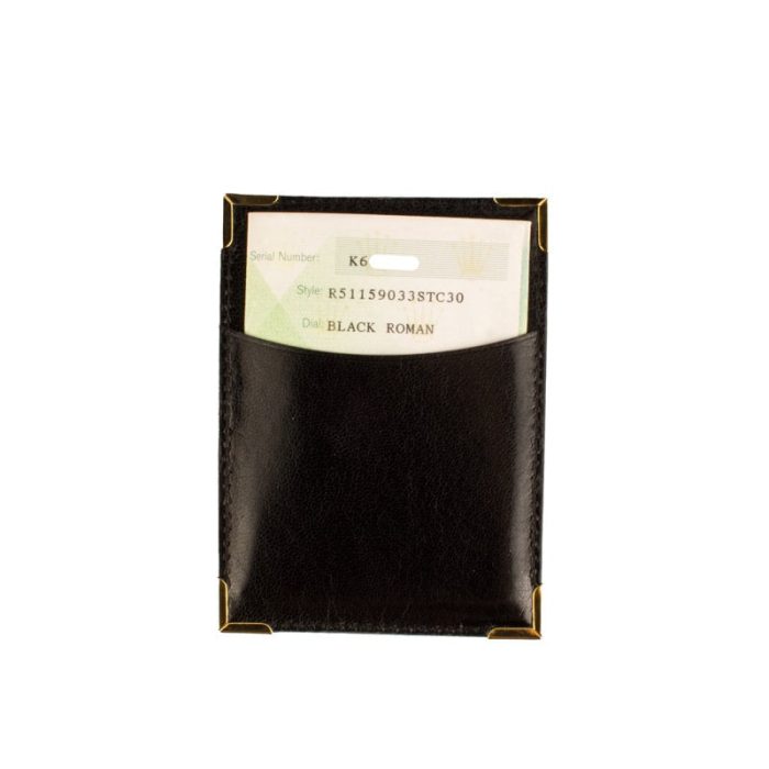 Super Clone Rolex Cellini 5115 18k White Gold Black Dial - Image 5